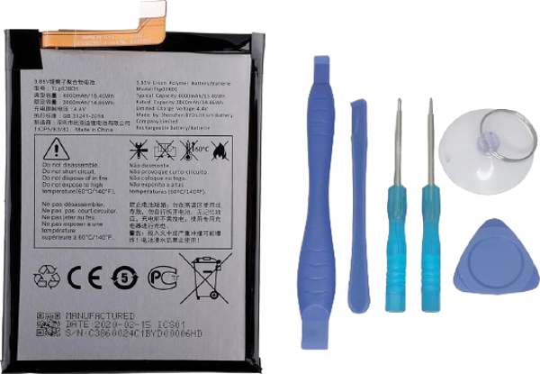 Tcl 10L Uyumlu Batarya Pil Sıfır Orijinal + TAMİR SETİ - Image 1