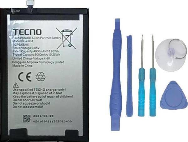 Tecno Spark 9T Uyumlu Batarya Pil Sıfır Orijinal + TAMİR SETİ - Image 1