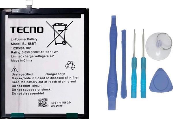 Tecno Pova NEO 2 Uyumlu Batarya Pil Sıfır Orijinal + TAMİR SETİ - Image 1