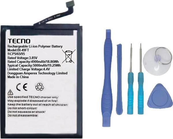 Tecno Spark 10 Uyumlu Batarya Pil Sıfır Orijinal + TAMİR SETİ - Image 1