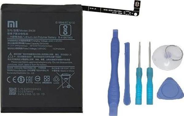 Xiaomi MI A2 - BN 36  - Uyumlu Batarya Pil Sıfır Orijinal + TAMİR SETİ - Image 1