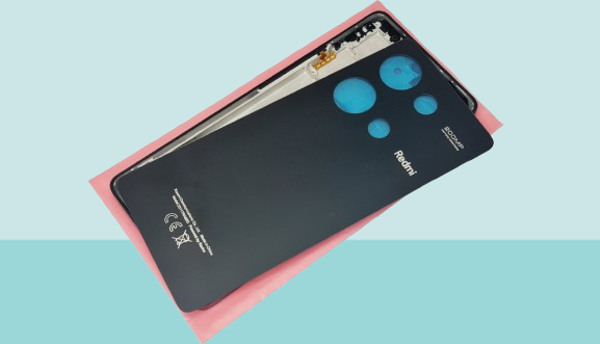 Xiaomi Redmi NOTE 13 - 4G -  Uyumlu FULL KASA Arka Kapak Batarya Kapağı - SİYAH - Image 1