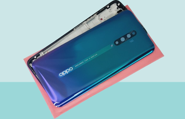 Oppo RENO 2Z Uyumlu FULL KASA Arka Kapak Batarya Kapağı - MAVİ - Image 1