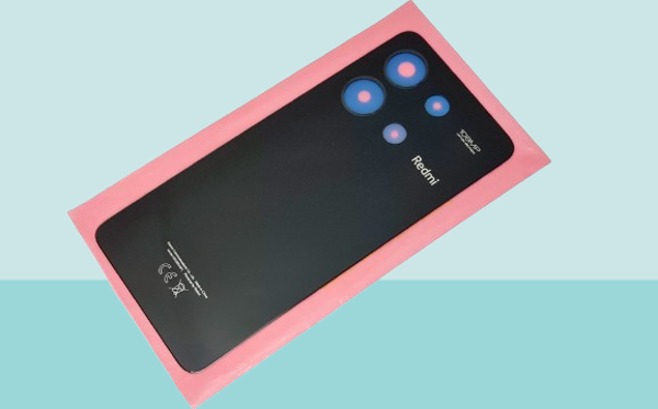 Xiaomi Redmi NOTE 13 Uyumlu Arka Kapak Batarya Kapağı - SİYAH - Image 1