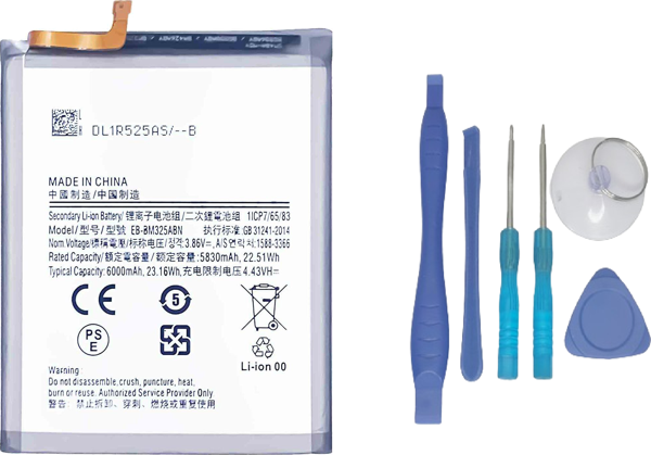 Samsung Galaxy M32 - SM-M325 Uyumlu Batarya Pil Sıfır Orijinal + TAMİR SETİ - Image 1