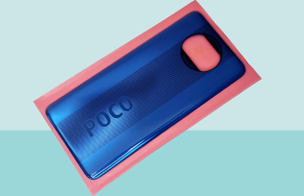 Xiaomi POCO X3 / Poco X3 NFC Uyumlu Arka Kapak Batarya Kapağı - MAVİ - Image 1