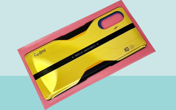 Xiaomi Redmi K40 Gaming Uyumlu Arka Kapak Batarya Kapağı - SARI - Image 1