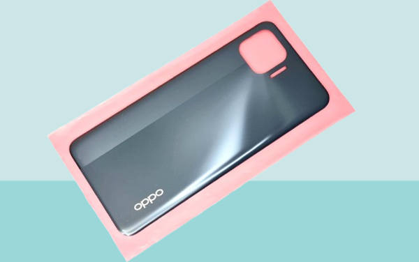 Oppo Reno 4 Lite Uyumlu Arka Kapak Batarya Kapağı - SİYAH - Image 1