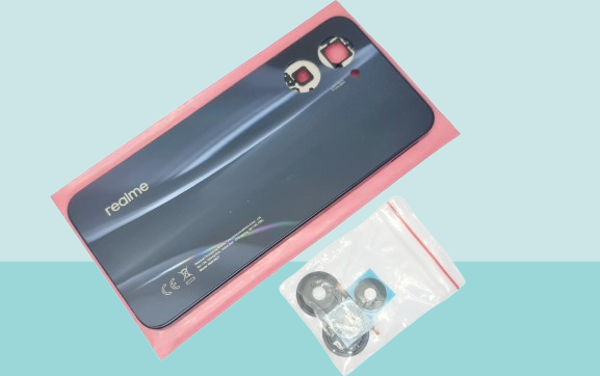 Oppo Realme C33 Uyumlu FULL KASA Arka Kapak Batarya Kapağı - SİYAH - Image 1