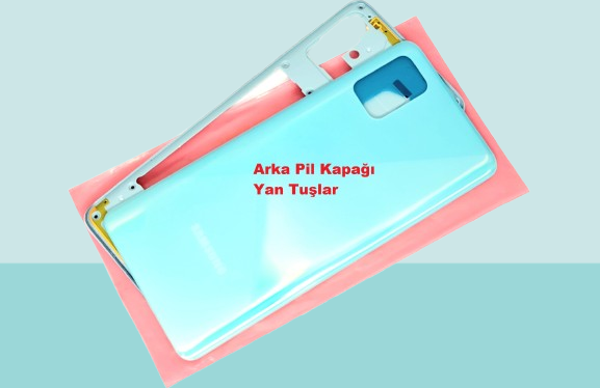 Samsung Galaxy A51 A515 Uyumlu FULL KASA Arka Kapak Batarya Kapağı - MAVİ - Image 1
