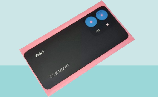 Xiaomi Redmi 13C Uyumlu Arka Kapak Batarya Kapağı - SİYAH - Image 1