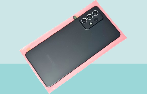 Samsung Galaxy A72 A725 Uyumlu Arka Kapak Batarya Kapağı - SİYAH - FULL LENSLİ - Image 1