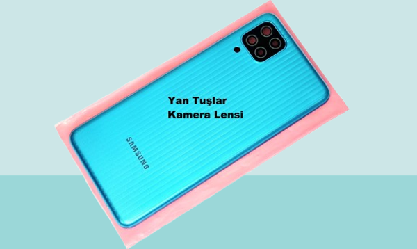 Samsung Galaxy M12 Uyumlu FULL KASA Arka Kapak Batarya Kapağı - YEŞİL - Image 1
