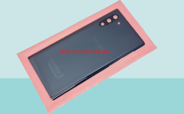 Samsung Galaxy NOTE 10 Uyumlu Arka Kapak Batarya Kapağı - SİYAH - FULL LENSLİ - Image 1