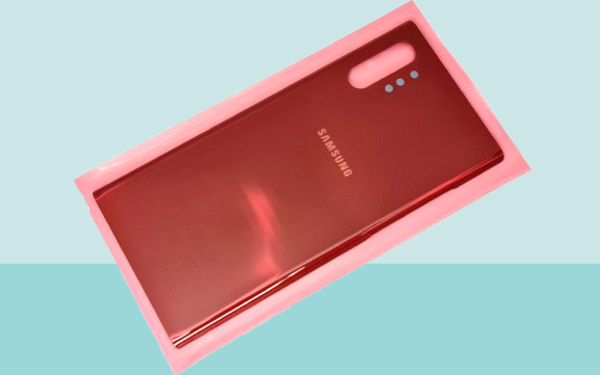 Samsung Galaxy NOTE 10 PLUS Uyumlu Arka Kapak Batarya Kapağı -  KIRMIZI - Image 1
