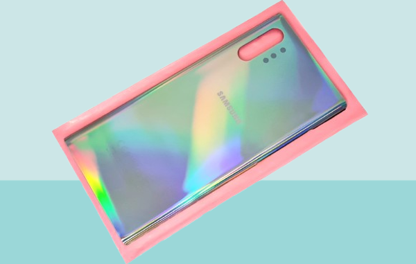 Samsung Galaxy NOTE 10 PLUS Uyumlu Arka Kapak Batarya Kapağı -  GRİ - Image 1