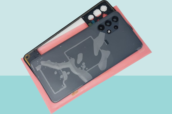 Samsung Galaxy A32 Uyumlu FULL KASA Arka Kapak Batarya Kapağı - SİYAH - Image 1