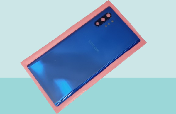 Samsung Galaxy NOTE 10 PLUS Uyumlu Arka Kapak Batarya Kapağı - MAVİ - FULL LENSLİ - Image 1
