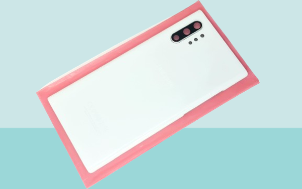 Samsung Galaxy NOTE 10 PLUS Uyumlu Arka Kapak Batarya Kapağı - BEYAZ - FULL LENSLİ - Image 1