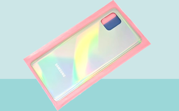 Samsung Galaxy NOTE 10 LİTE Uyumlu Arka Kapak Batarya Kapağı -  GRİ - Image 1