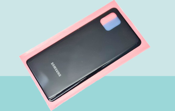 Samsung Galaxy NOTE 10 LİTE Uyumlu Arka Kapak Batarya Kapağı -  SİYAH - Image 1