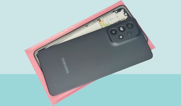 Samsung Galaxy A33 Uyumlu FULL KASA Arka Kapak Batarya Kapağı - SİYAH - Image 1