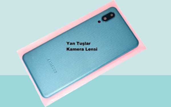 Samsung Galaxy A02 Uyumlu FULL KASA Arka Kapak Batarya Kapağı - MAVİ - Image 1