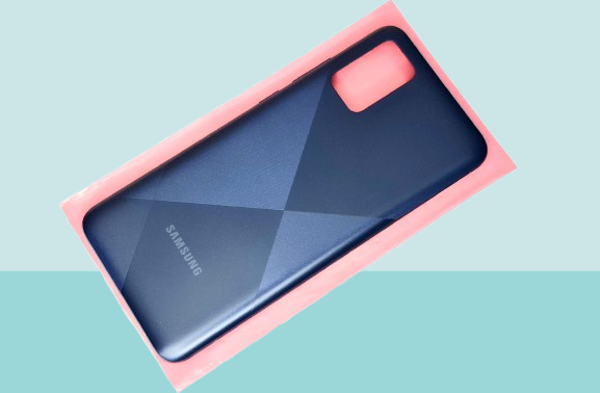 Samsung Galaxy A02S Uyumlu FULL KASA Arka Kapak Batarya Kapağı - MAVİ - Image 1