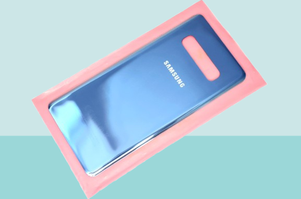 Samsung Galaxy S10 PLUS Uyumlu Arka Kapak Batarya Kapağı -  MAVİ - Image 1