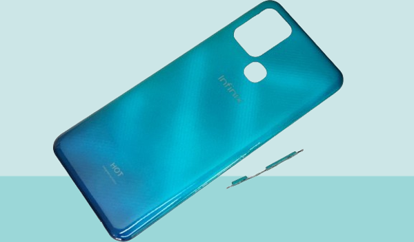 Infinix HOT 10 FULL Uyumlu FULL KASA Arka Kapak Batarya Kapağı - MAVİ - Image 1