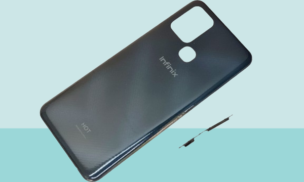 Infinix HOT 10 FULL Uyumlu FULL KASA Arka Kapak Batarya Kapağı - SİYAH - Image 1