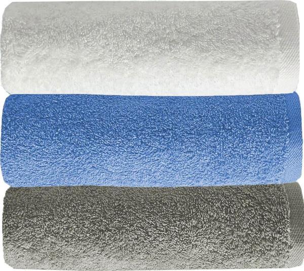 3 lü Renkli El Yüz Havlu Seti %100 Pamuklu Natural Harmony - Image 1