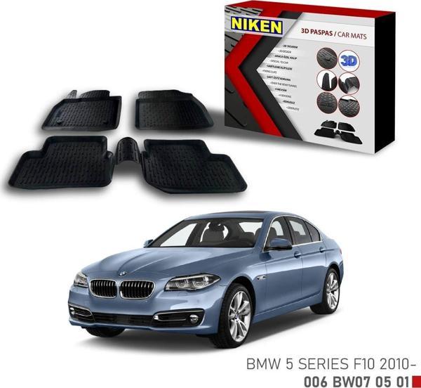 BMW 5 Series için Uyumlu F10 -2010 3D Paspas - Image 1