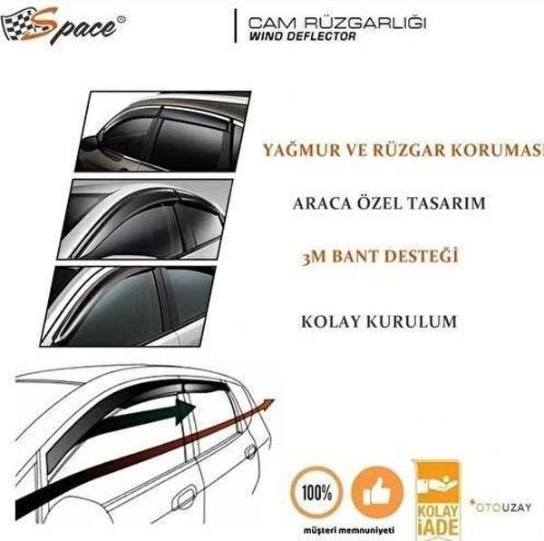 Cam Rüzgarlığı 1.2Mm Seat/Ibiza 2009-2014 4'Lü Set / Caru371 - Image 1