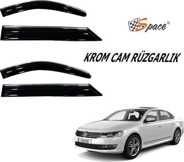 Krom Cam Rüzgarlığı Volkswagen Passat B7 2011-2018 / Caru406 - Image 1