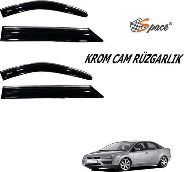Krom Cam Rüzgarlığı 1.2Mm Ford Focus 2005 4'Lü / Caru446 - Image 1