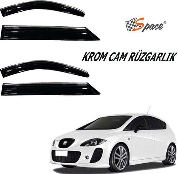 Krom Cam Rüzgarlığı 1.2Mm Seat Leon 2004-2010 4'Lü / Caru451 - Image 1