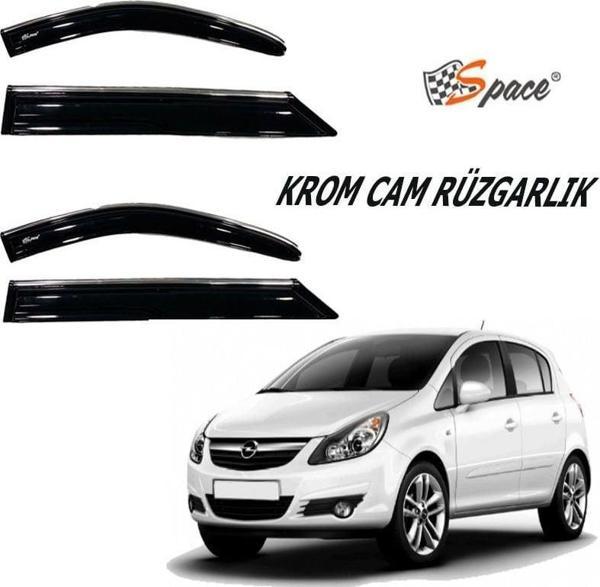 Krom Cam Rüzgarlığı  1.2Mm Opel Corsa D 4'Lü / Caru452 - Image 1