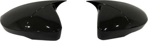 Octavia Mk2 Uyumlu 2009-2013 İçin Uyumlu Yarasa Ayna Kapağı Piano Black - Image 1