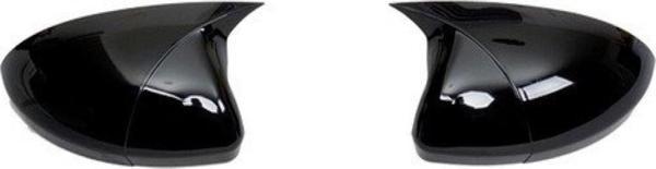 Corolla 2013-2018 Uyumlu İçin Uyumlu Piano Black Batman Ayna Kapak - Image 1