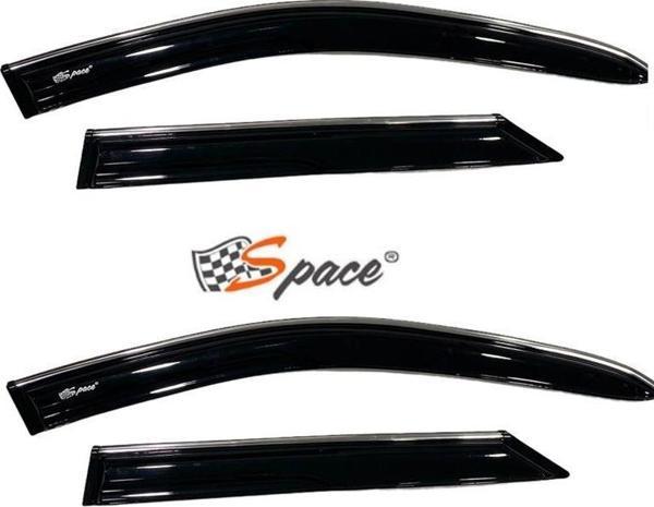 Krom Cam Rüzgarlığı 1.2Mm Toyota Corolla 1992-1998 4'Lü / Caru438 - Image 1