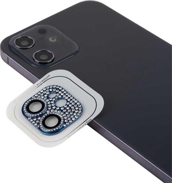 Yuem Apple iPhone 12 Mini CL-08 Kamera Lens Koruyucu Mavi - Image 1