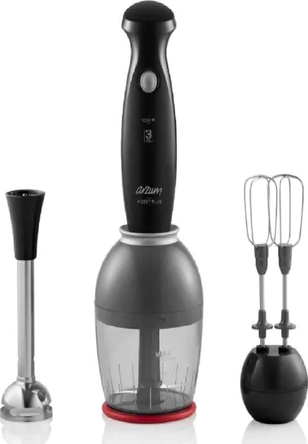 Arzum AR1117 Mixset Plus Siyah Blender Seti - Image 1