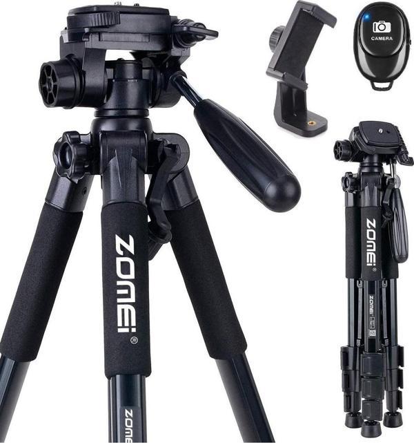 Flagen Zomei Q111 Profesyonel Alüminyum Tripod 5 KG Taşıma Kapasiteli Siyah - Image 1