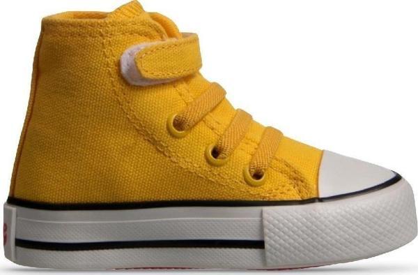 Erkek Bebek Sneaker - Sarı, Tekstil - Image 1