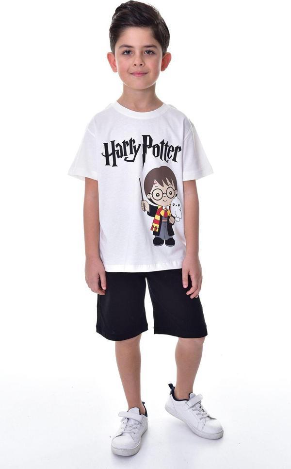 Harry Potter Baskılı 2'li Şort - T-Shirt Çocuk Takım - Image 1