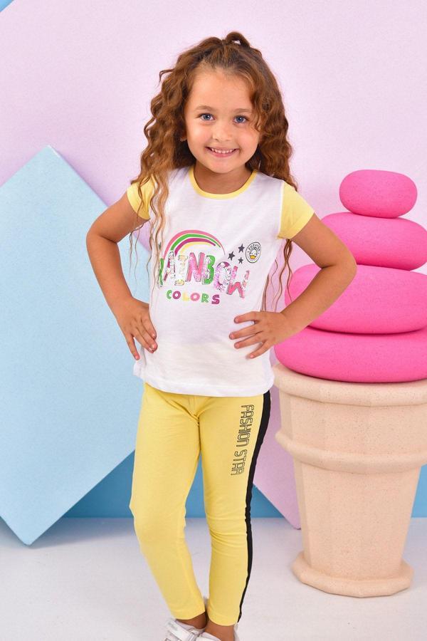 T-shirt ve Tayt 2'li Takım Kız - Image 1