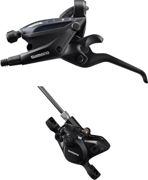 SHIMANO EF505 3 Vites Hidrolik Disk Fren Vites Seti + MT200 Arka - Image 1