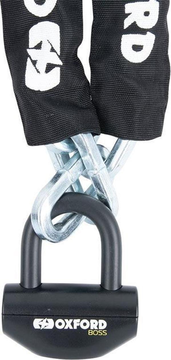 Oxford Motosiklet Boss Zincir Kilit 12mmX1.5m LK383 - Image 1