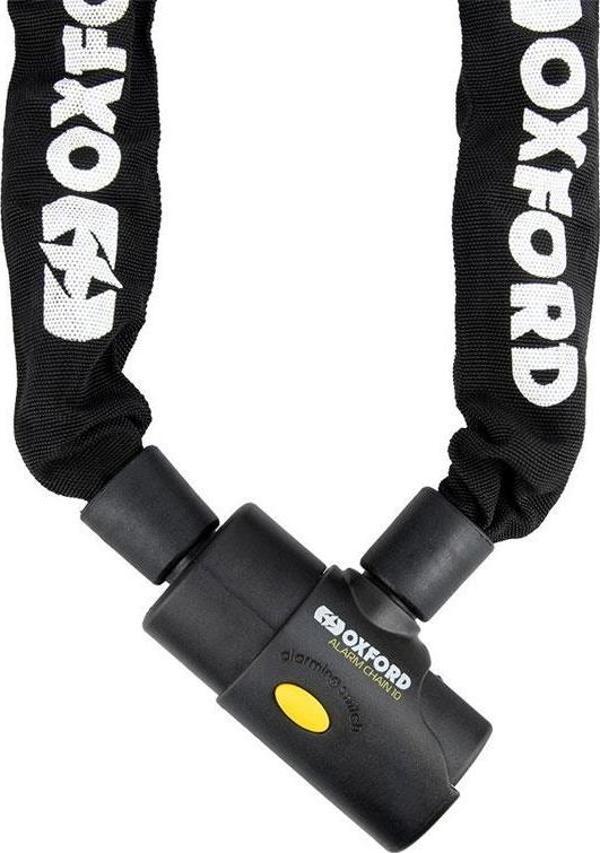 Oxford Motosiklet Alarmli Zincir Kilit 10mmX2.0m LK132 - Image 1